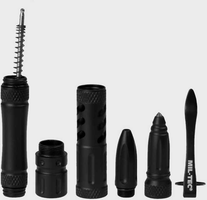 Mil-Tec Długopis Taktyczny Mil-tec Pro - Juodas