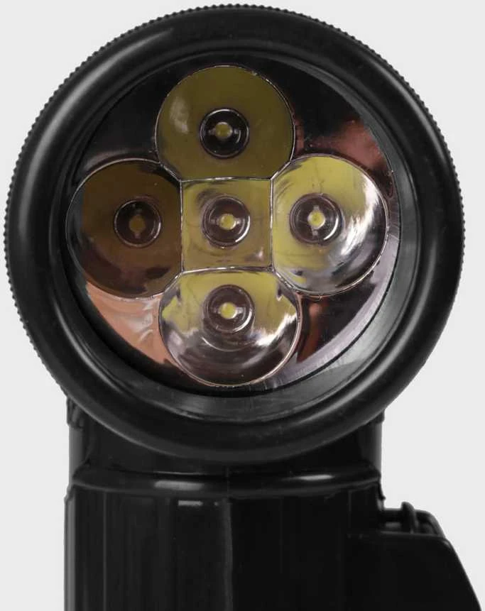 Mil-Tec Juodas LED kampinis žibintuvėlis US