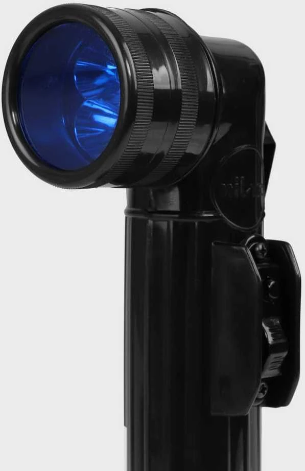 Mil-Tec Juodas LED kampinis žibintuvėlis US