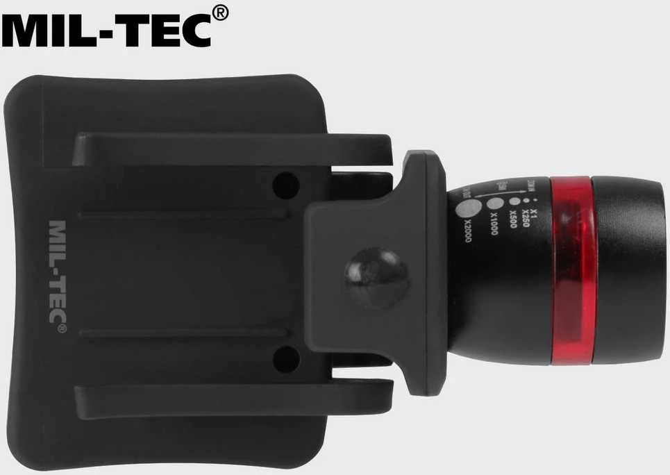 Mil-Tec CREE Zoom Led Adjustable Flashlight Universalus reguliuojamas žibintuvėlis