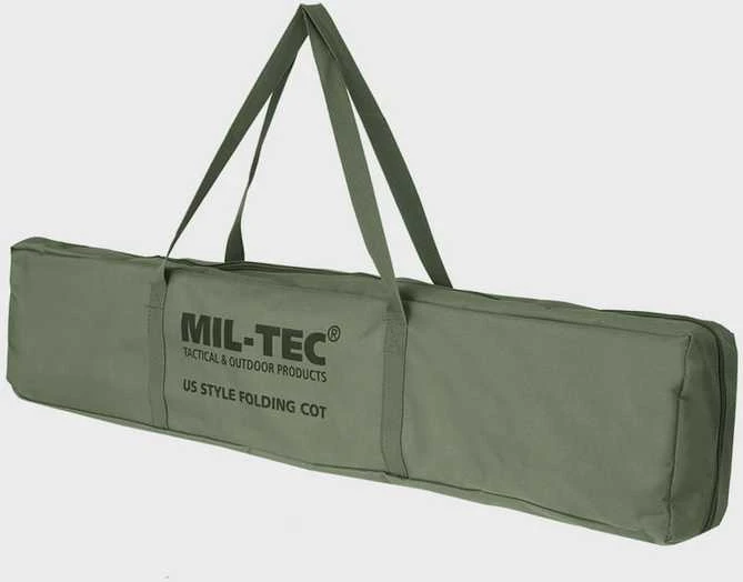 Mil-Tec Od US Style Alum. Folding Cot W. Bag Sulankstoma lauko lova su krepšiu
