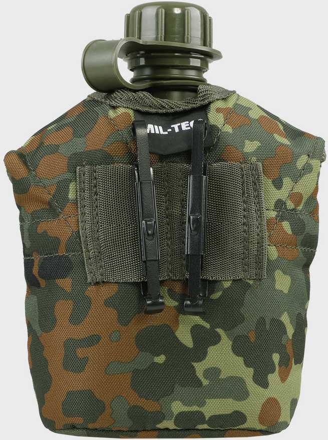 Turistinė gertuvė Vandens butelis Mil-Tec LC2 US 1000 ml BW Tarn