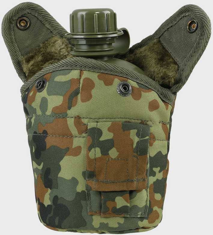 Turistinė gertuvė Vandens butelis Mil-Tec LC2 US 1000 ml BW Tarn