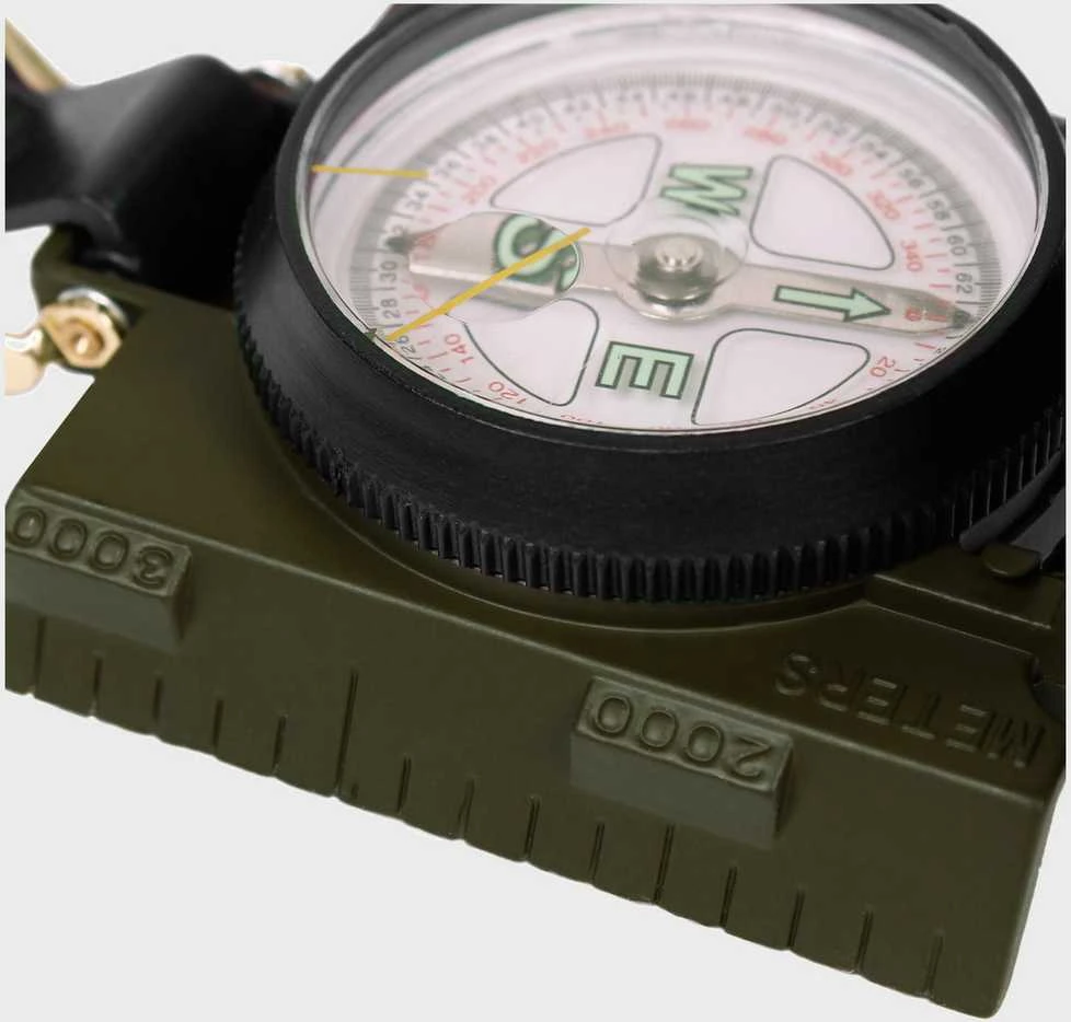 Mil-Tec US Busol su apšvietimu Metalas, alyvuogių