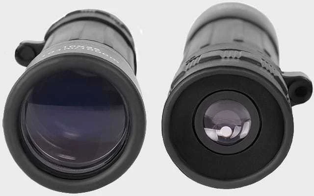 Žiūronai Mil-Tec 10x25 monocular - Juodas - 15705002