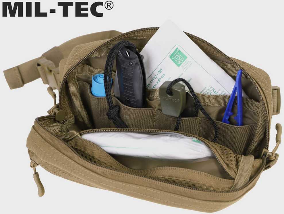 Juosmens rankinė Mil-Tec MOLLE, Coyote