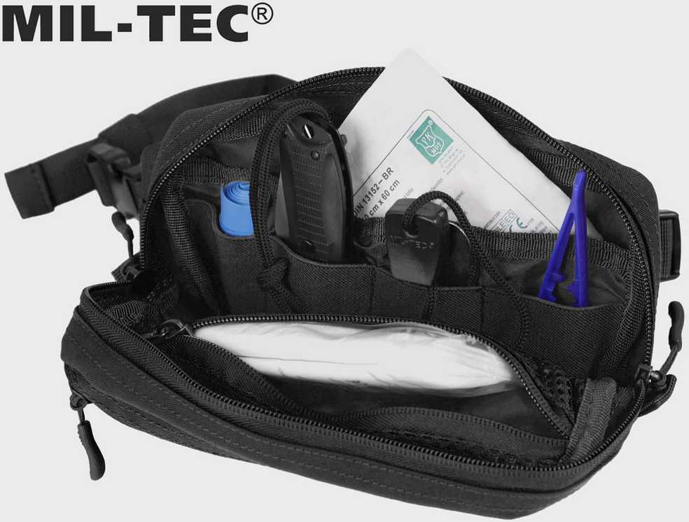 Mil-Tec JUODA VĖDUOKLINĖ KUPRINĖ MOLLE