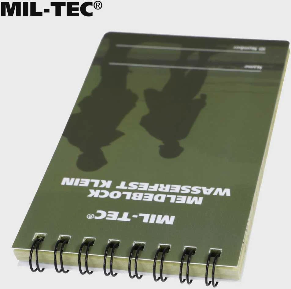 Vandeniui atspari užrašinė Mil-Tec