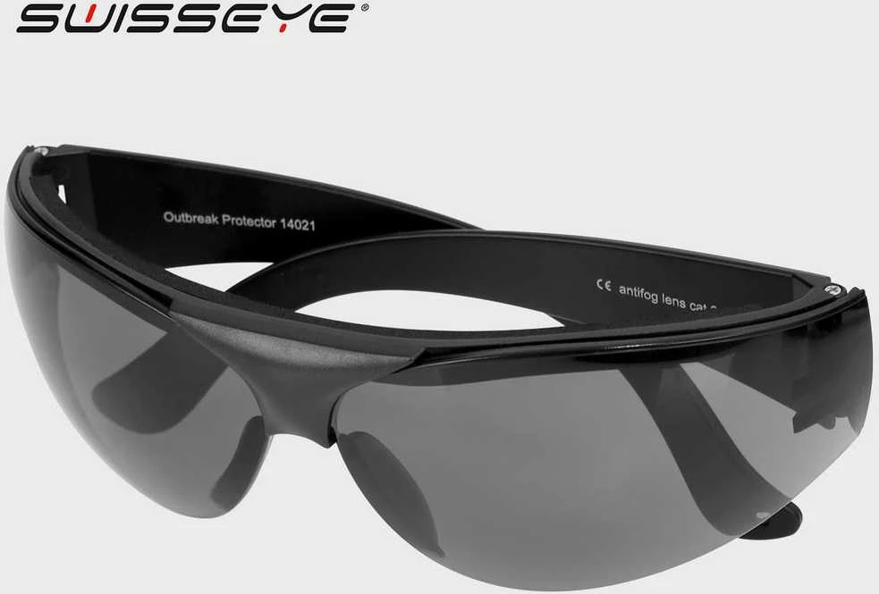 Swiss Eye Wide Safety Glasses OUTBREAK PROTECTOR Smoke color Apsauginiai, taktiniai, šaudymo akiniai