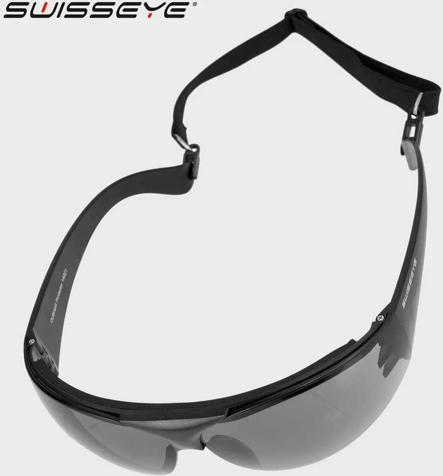 Swiss Eye Wide Safety Glasses OUTBREAK PROTECTOR Smoke color Apsauginiai, taktiniai, šaudymo akiniai