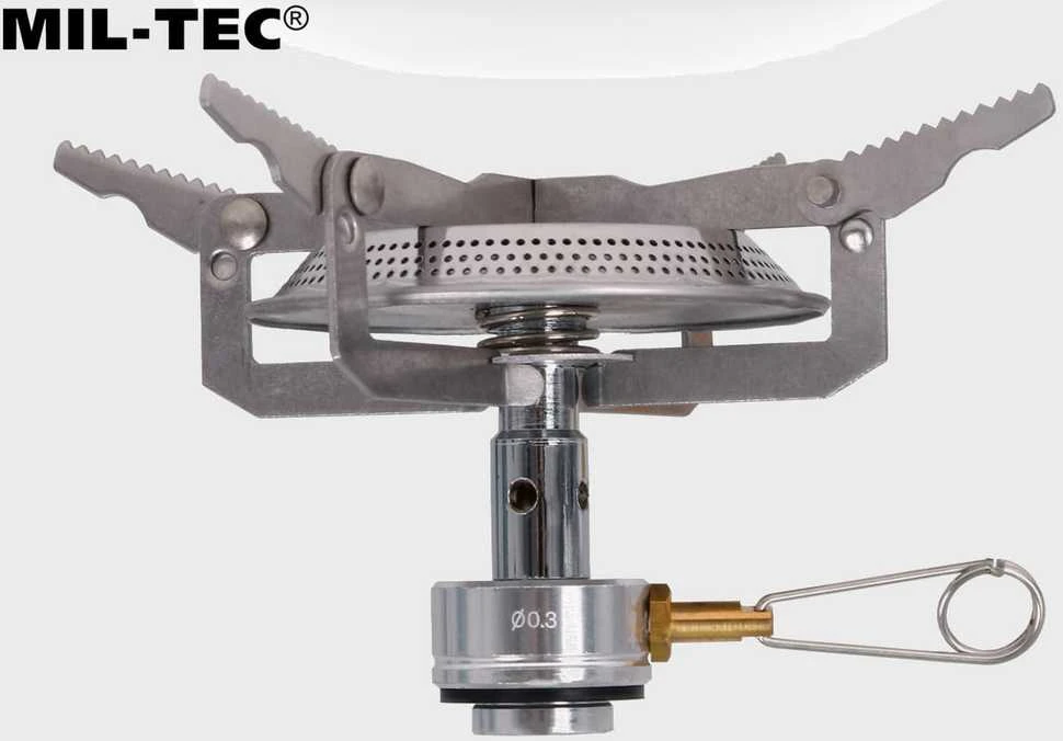 Butano degiklis stovyklautojams MIL-TEC Spider, didelis