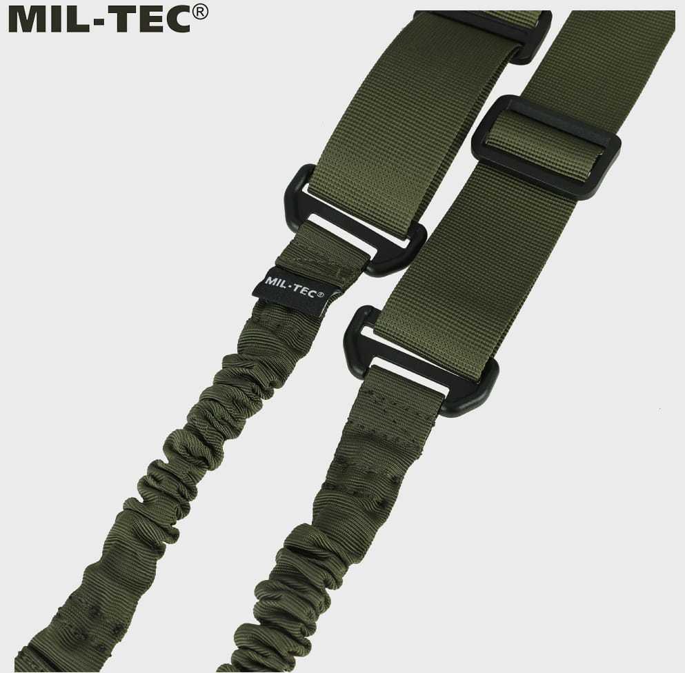Diržas ginklui Mil-Tec 2 taškų, Olive Žalias