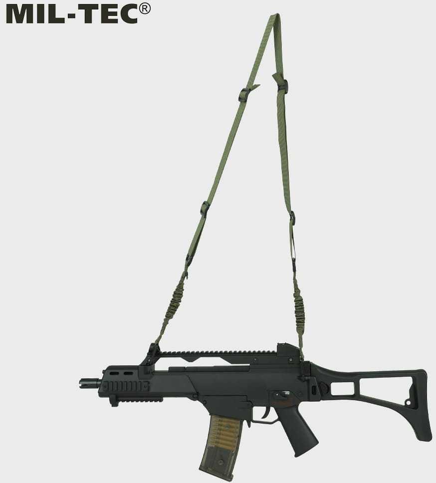 Diržas ginklui Mil-Tec 2 taškų, Olive Žalias