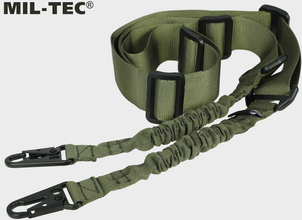 Diržas ginklui Mil-Tec 2 taškų, Olive Žalias