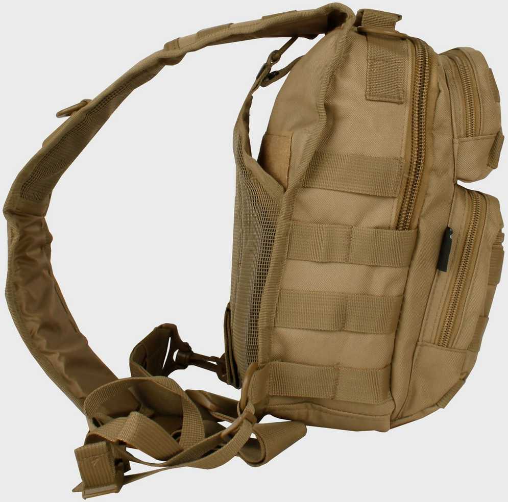 Kuprinė su viena petneša Mil-Tec Assault, 10l., Coyote