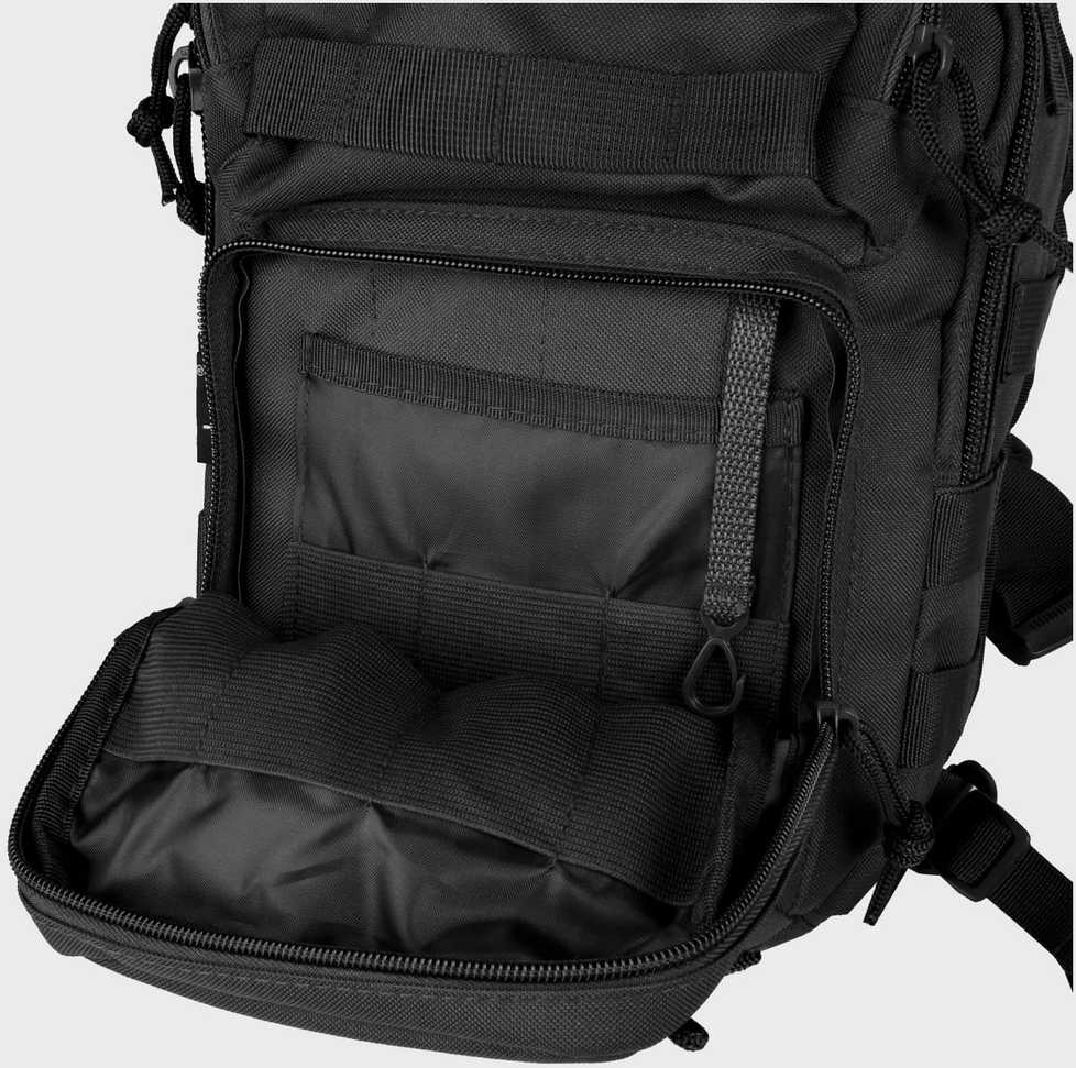 Mil-Tec Juodas ONE STRAP ASAULT PACK MAZAS