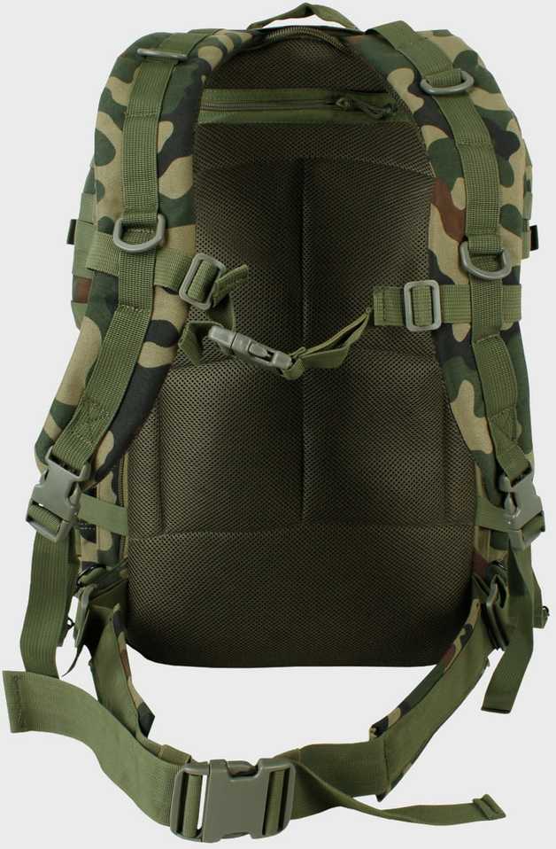 Turistinis kuprinė Grizzly 65L, Texar, atspari vandeniui, atsegama nugarėlė su kilimėlio (karimatos) funkcija, su angomis vandens gėrimo sistemai (camelback), PL Camo / Wz.93 kamufliažas