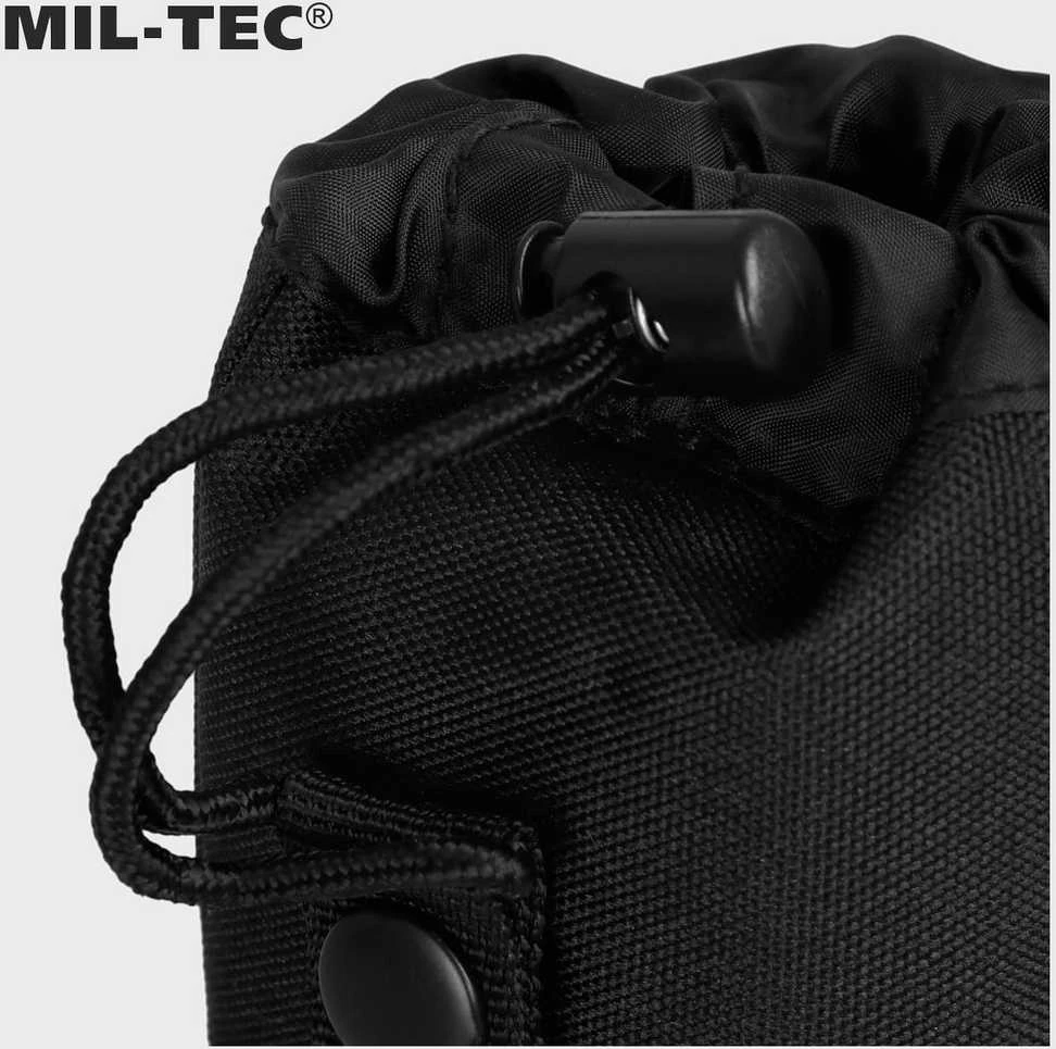 Mil-tec molle dėklas gertuvei juodas