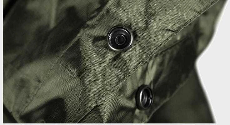Palapinsiaustė Mil-Tec US Rip-Stop Poncho žalios spalvos (Olive)