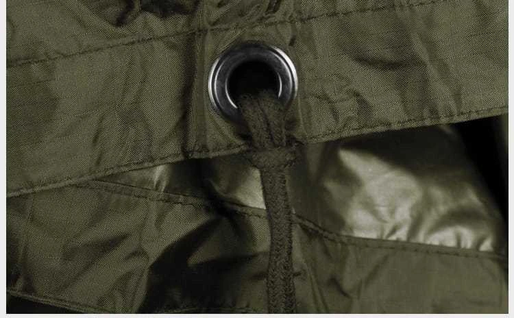 Palapinsiaustė Mil-Tec US Rip-Stop Poncho žalios spalvos (Olive)