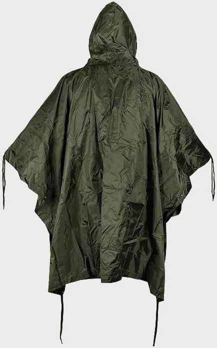 Palapinsiaustė Mil-Tec US Rip-Stop Poncho žalios spalvos (Olive)