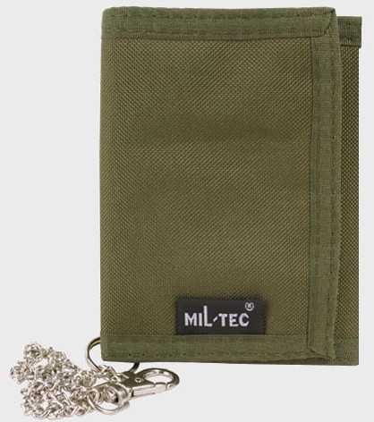 Mil-Tec Mil-Tec Portfel su Łańcuszkiem Olive universalus