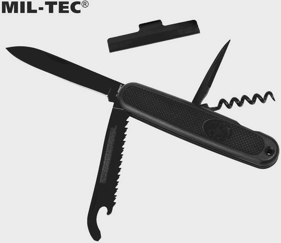 Sulankstomas peilis Mil-Tec German Old Style juodas