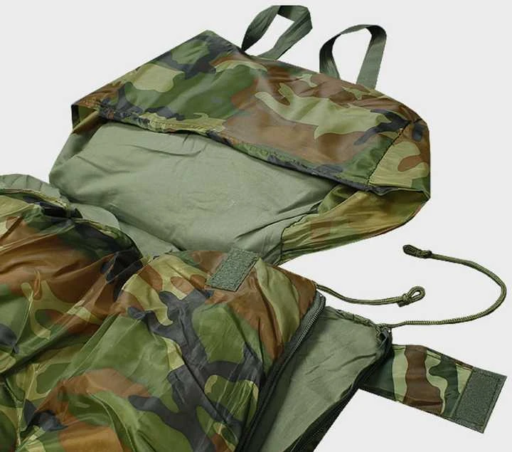 Mil-Tec Woodlan ′Pilot′ Sleeping Bag Woodland marginimo miegmaišis