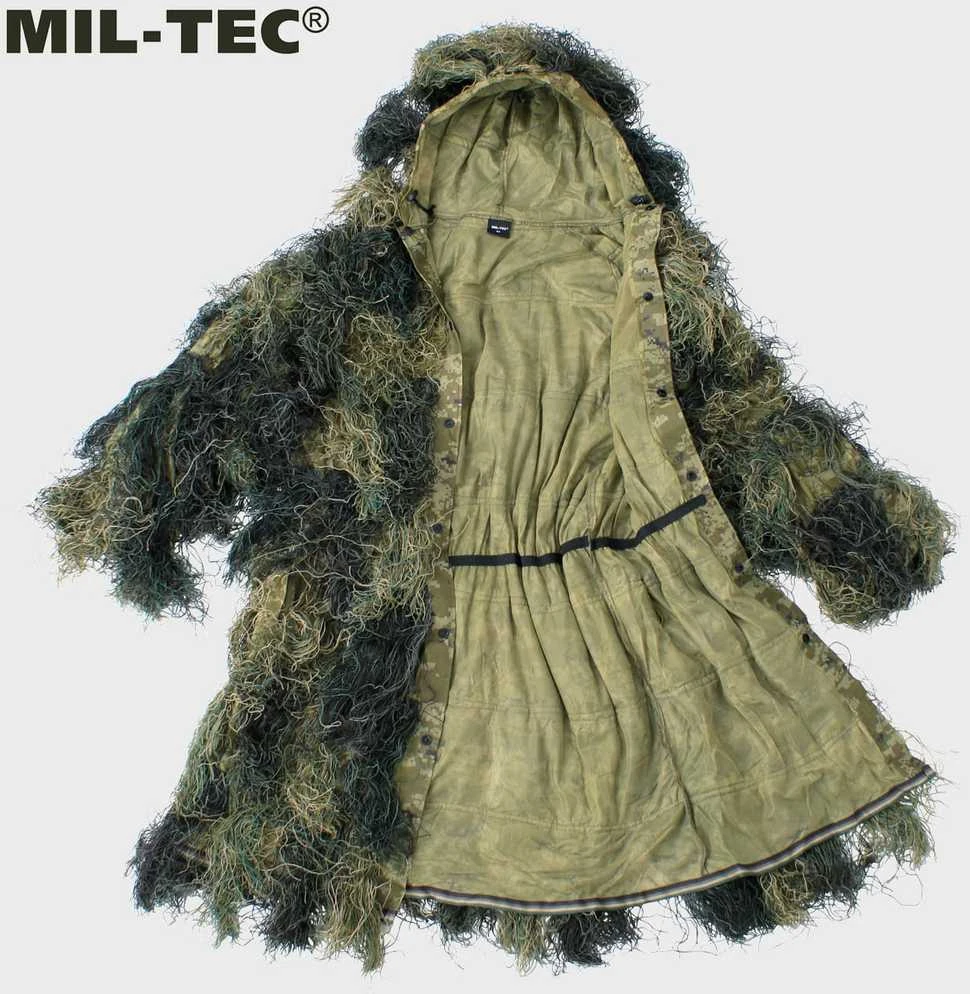 Mil-Tec Woodland Ghillie Parka ′ Anti Fire′ Maskuojantis kostiumas