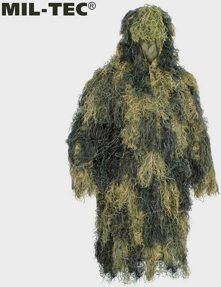 Mil-Tec Woodland Ghillie Parka ′ Anti Fire′ Maskuojantis kostiumas