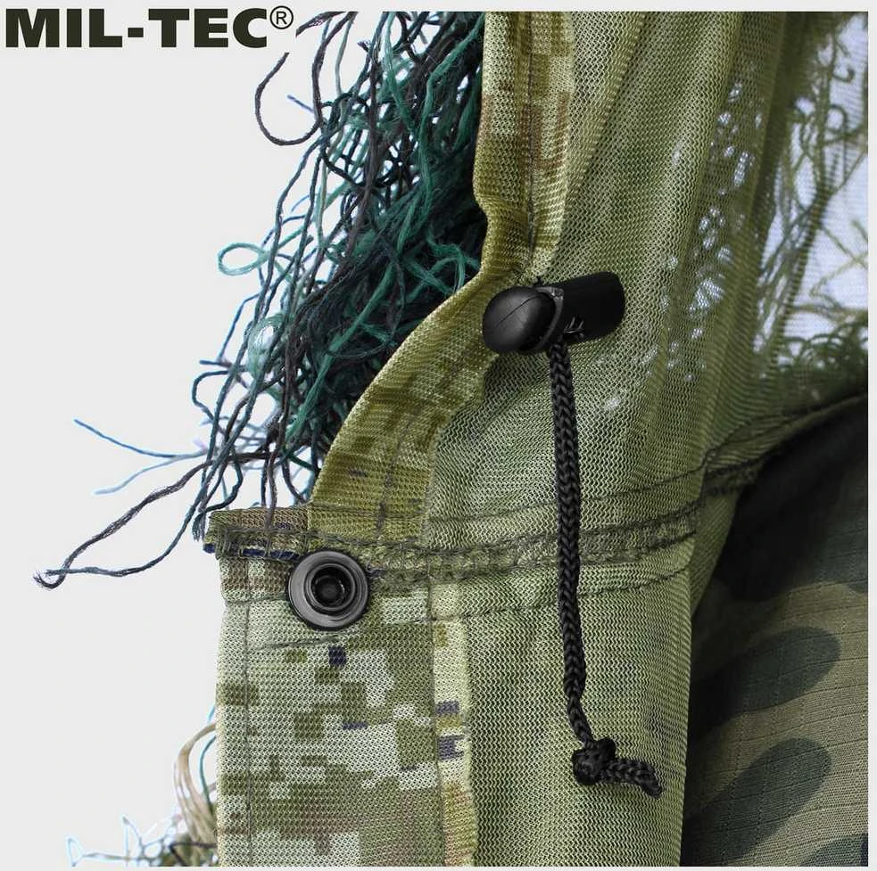 Mil-Tec Woodland Ghillie Parka ′ Anti Fire′ Maskuojantis kostiumas