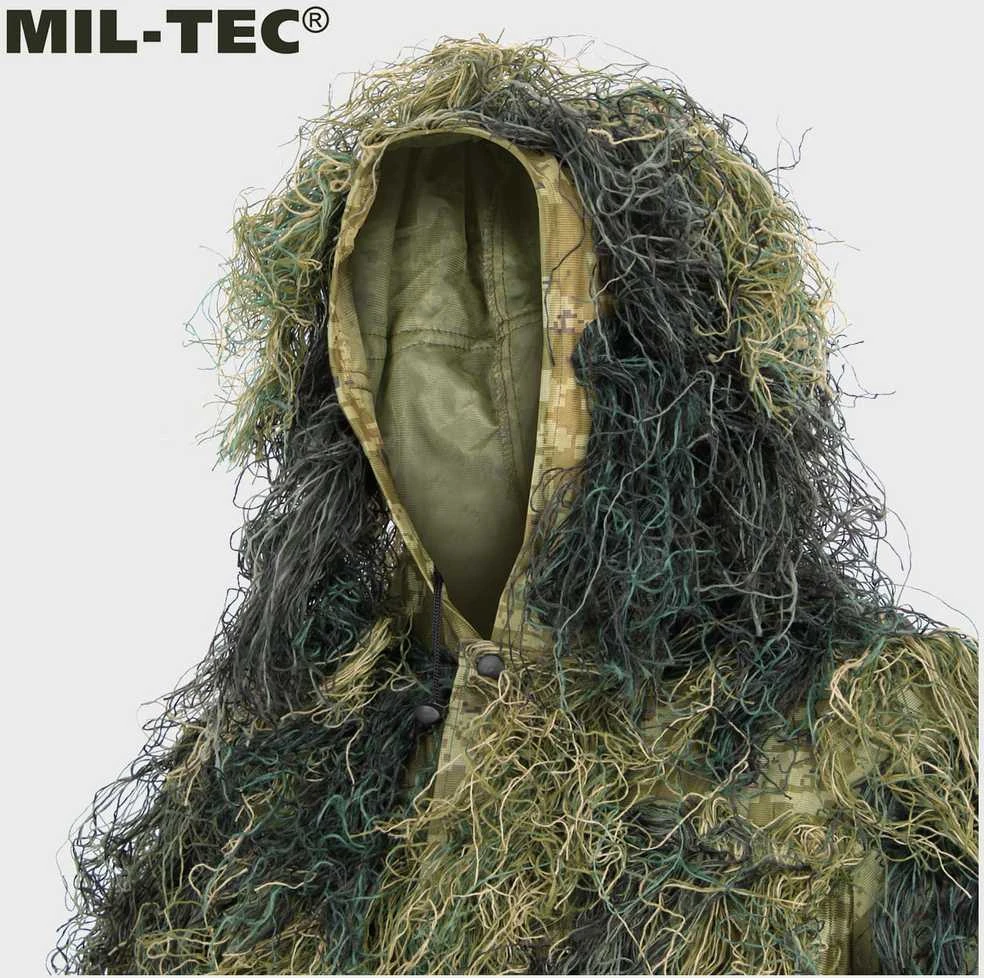 Mil-Tec Woodland Ghillie Parka ′ Anti Fire′ Maskuojantis kostiumas