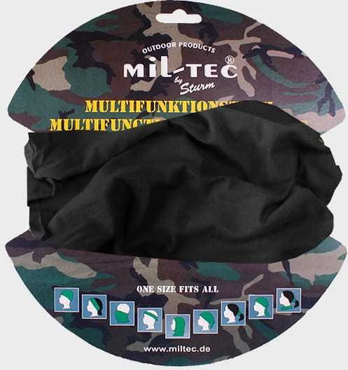 Daugiafunkcė kaklaskarė MIL-TEC, juoda