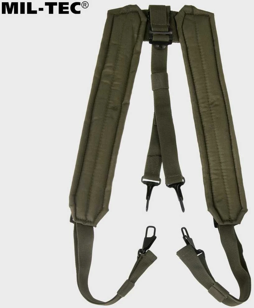 Mil-Tec OD US LC2 Suspenders Olive Petnešos