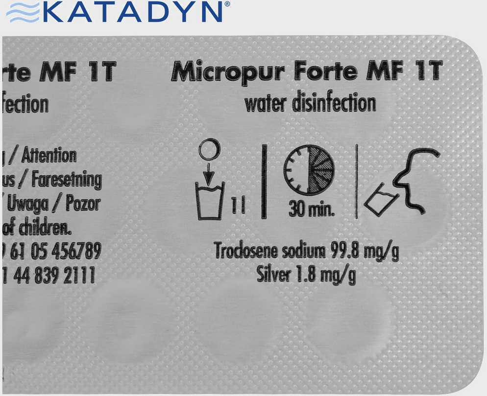 Katadyn MICROPUR FORTE MF1/100T (4X25)