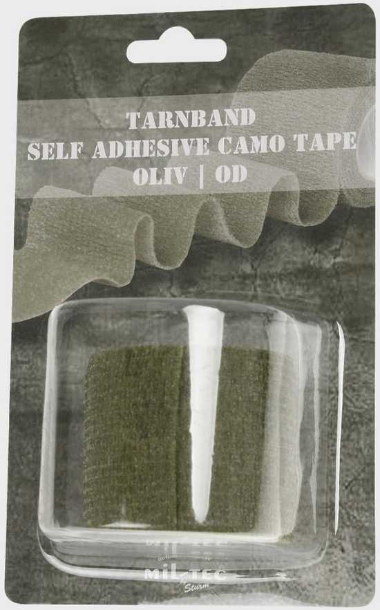 Maskuojanti lipni juosta Mil-Tec, Olive Žalias