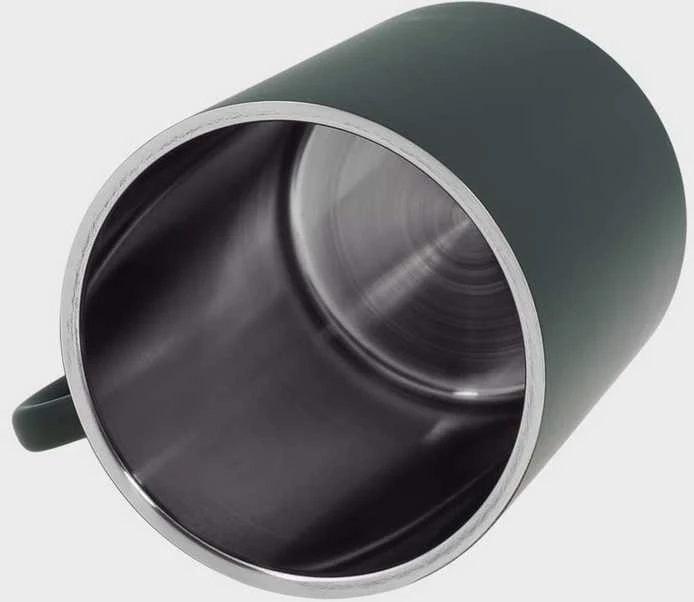 Termosinis metalinis Mil-tec puodelis 450ml žalios spalvos