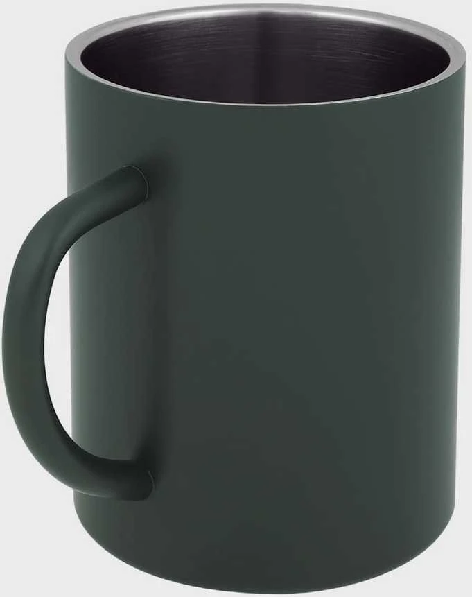 Termosinis metalinis Mil-tec puodelis 450ml žalios spalvos