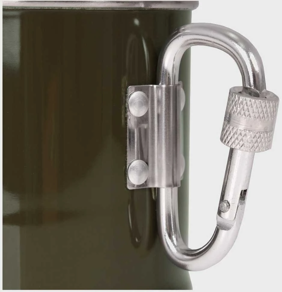 Mil-Tec OD 250ML S/PLIENINĖ KARABINERIO TAURĖ