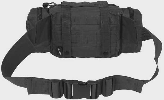 Mil-Tec Mil-Tec Saszetka Biodrowa MOLLE Juoda universalus