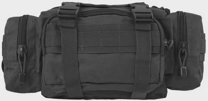 Mil-Tec Mil-Tec Saszetka Biodrowa MOLLE Juoda universalus