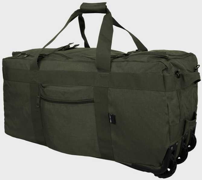 Krepšys ant ratukų Lagaminas Mil-Tec 110l, Olive