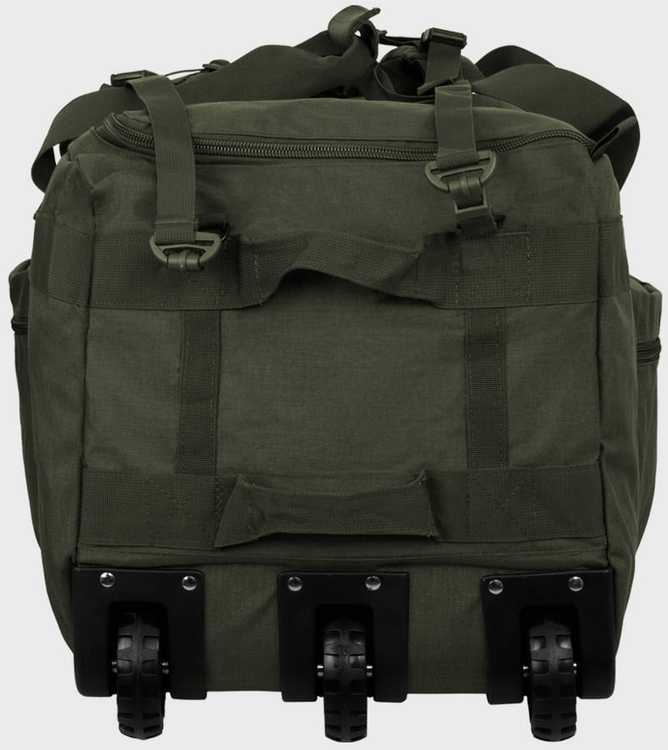 Krepšys ant ratukų Lagaminas Mil-Tec 110l, Olive