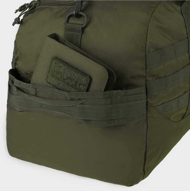 Krepšys Mil-Tec US Combat Parachute Cargo, 54l., Olive Žalias