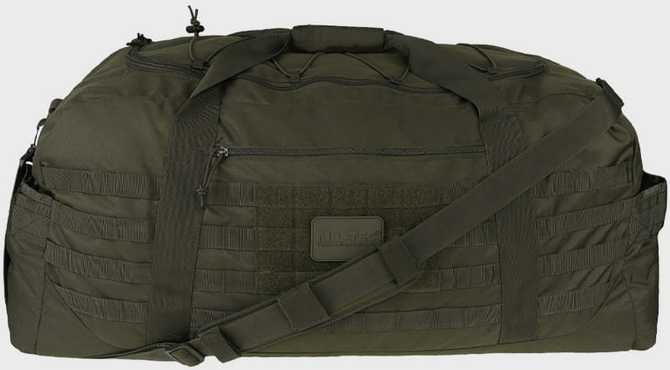 Krepšys Mil-Tec US Combat Parachute Cargo, 105l., Olive Žalias