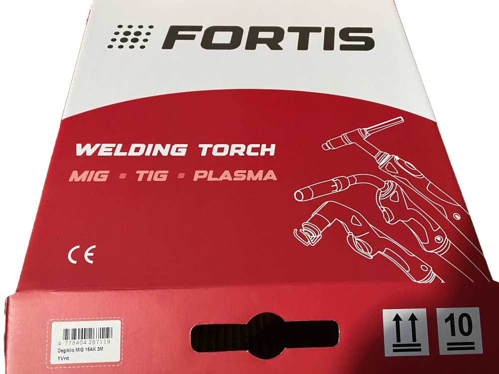 Degiklis FORBY® TIG F9 - 4 metrai
