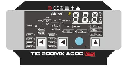 Suvirinimo aparatas FORBY® TIG 200MX AC/DC (200A - 60%) (pulsinis) aprašymas - Prekės nuotrauka