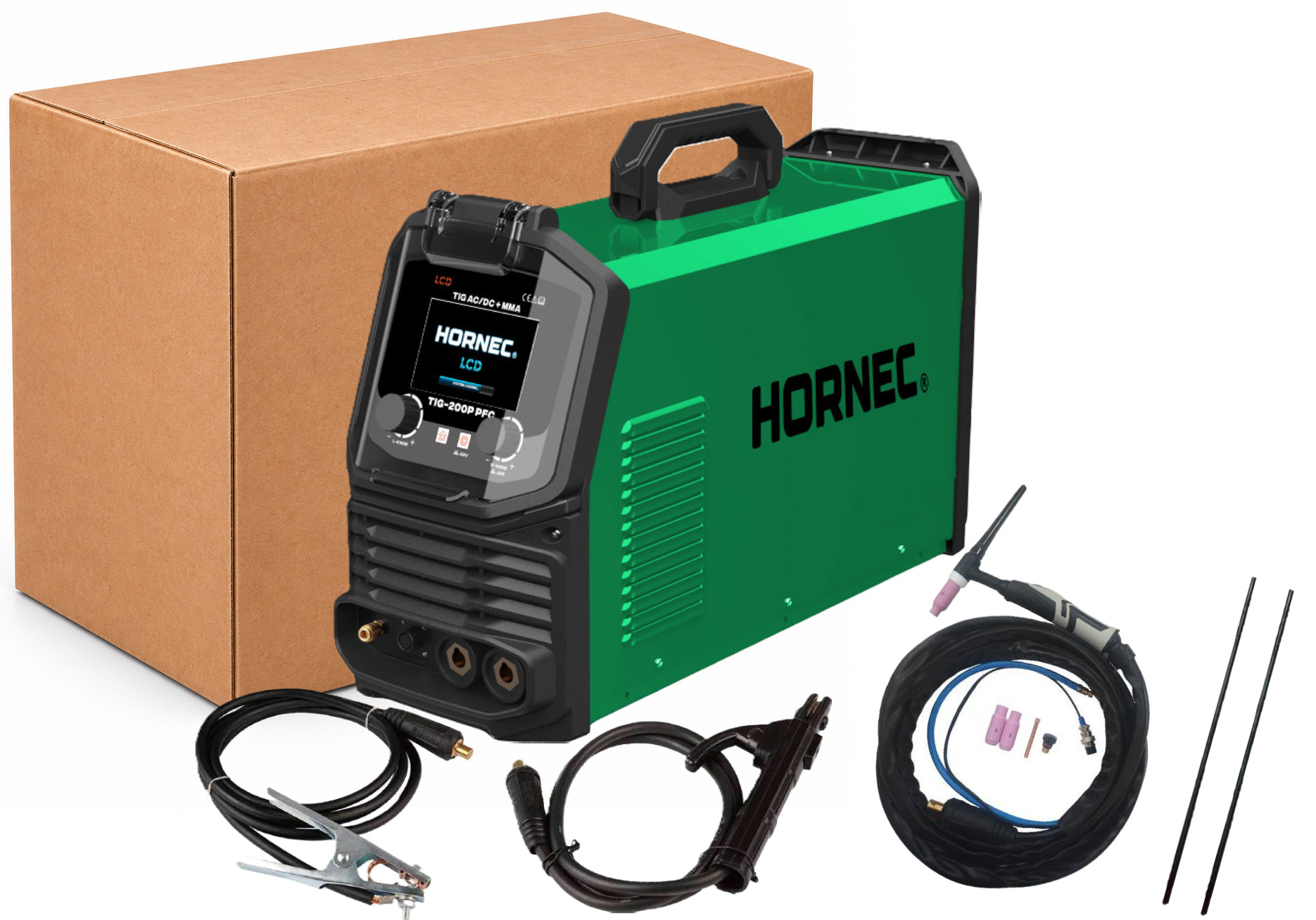 Suvirinimo aparatas Hornec® MASTER-TIG iQ 200 AC/DC PFC aprašymas - Prekės nuotrauka