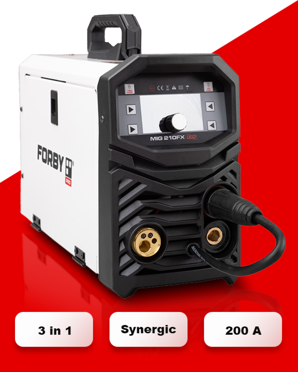 Suvirinimo pusautomatis FORBY® MIG 210FX LED (200A) (sinerginis) aprašymas - Prekės nuotrauka