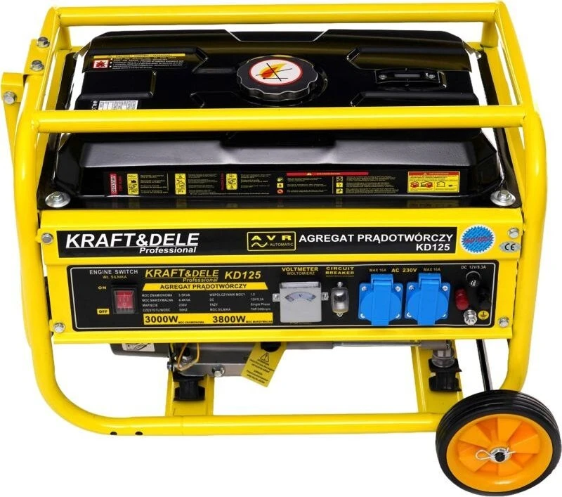 Kraft&Dele Benzininis elektros generatorius, 3 kW, 230 V